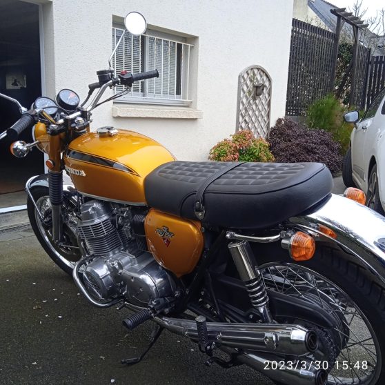 Honda 750 four selle - West Gentlemen - Sellerie - Tapisserie