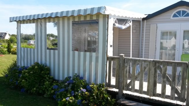 Fermeture bâche rayée - West Gentlemen - Sellerie Tapisserie